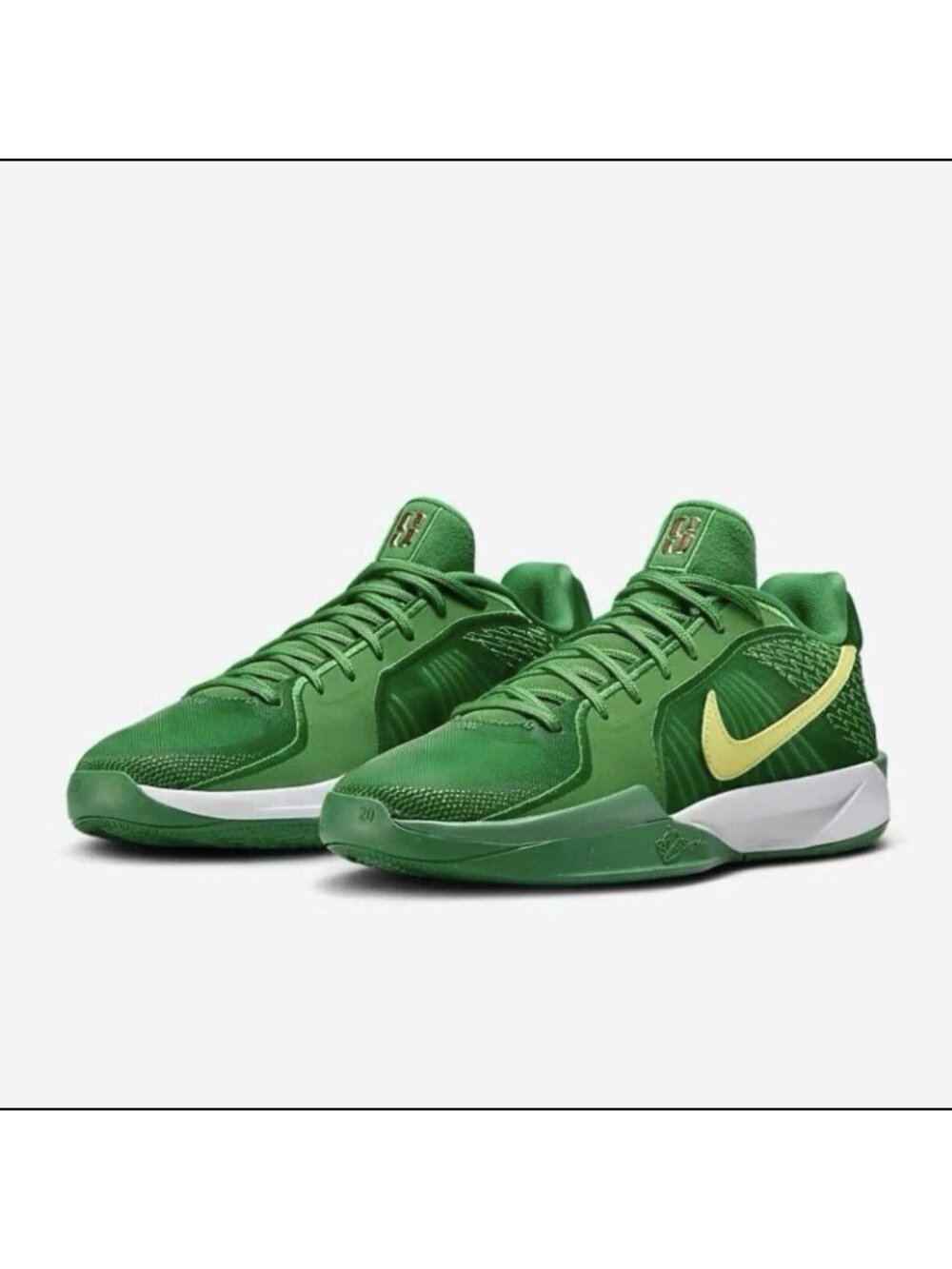 Nike Sabrina 2 Oregon Ducks Green Yellow Sneakers HQ4344-300 Women’s 10